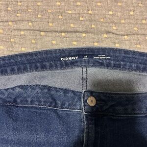 Old Navy Women's Dark Blue Boot Cut Jeans